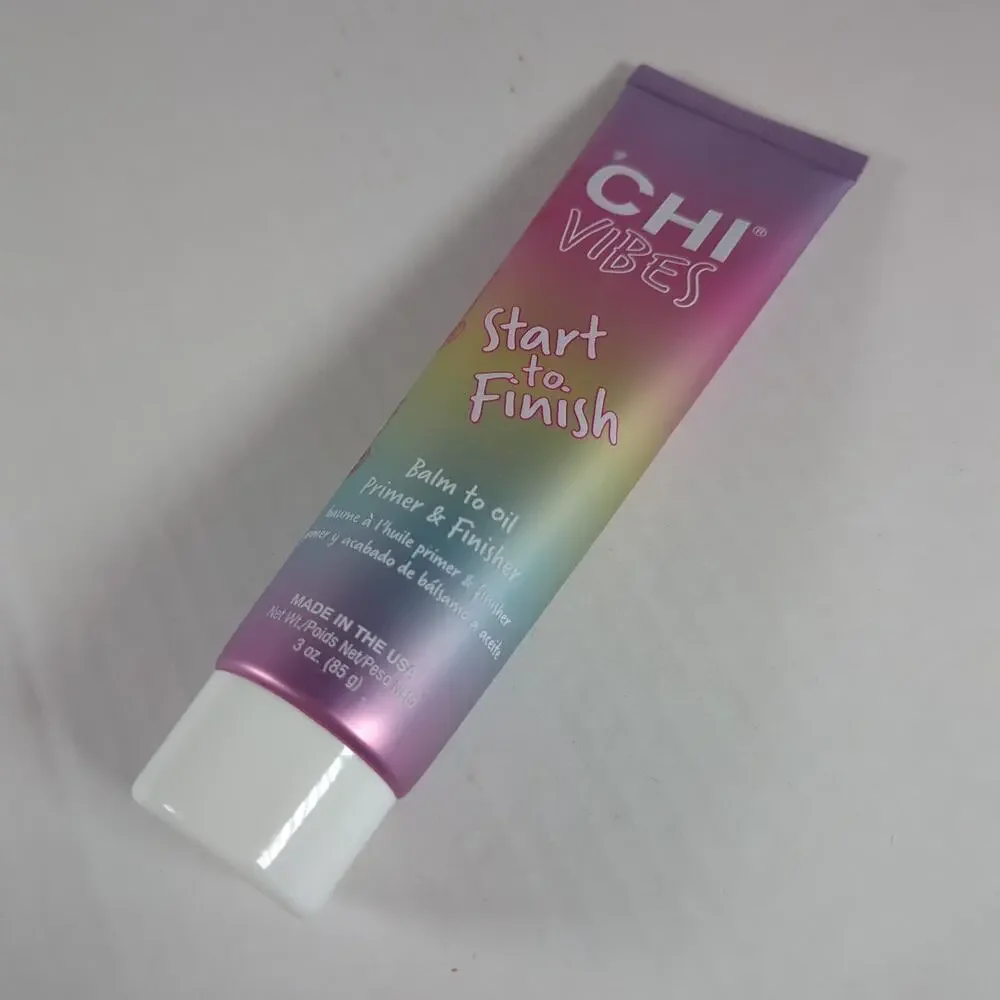 CHI VIBES Start to Finish Balm to Oil Primer and‎ Finisher Vegan New
